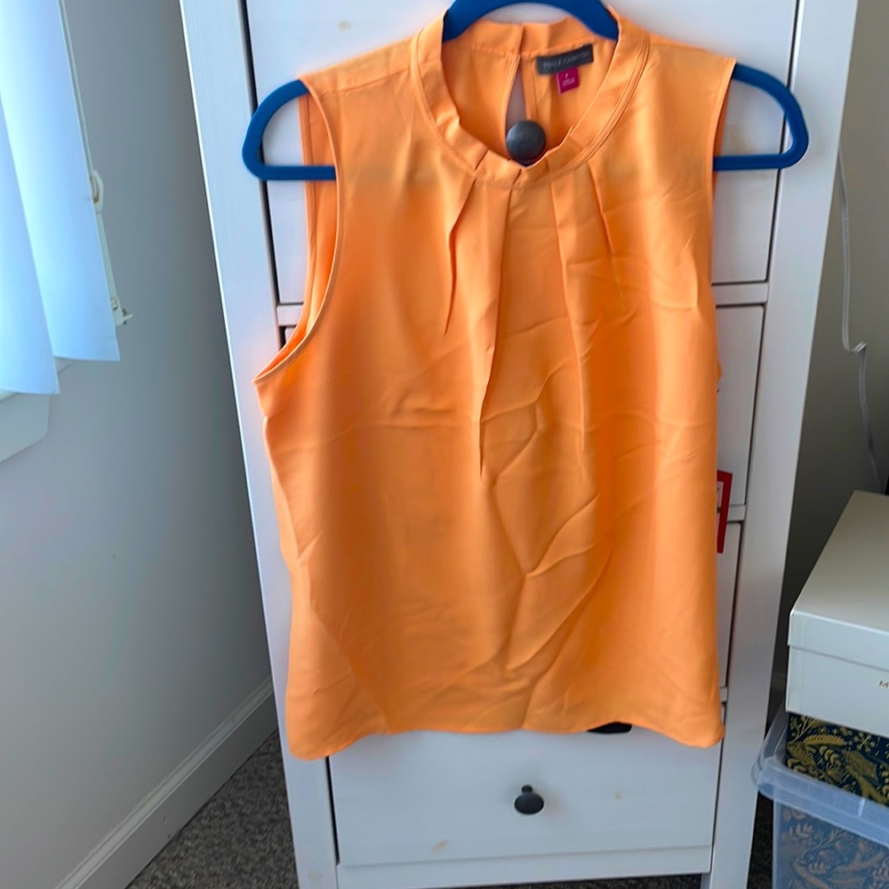 Vince Camuto high neck sleeveless blouse